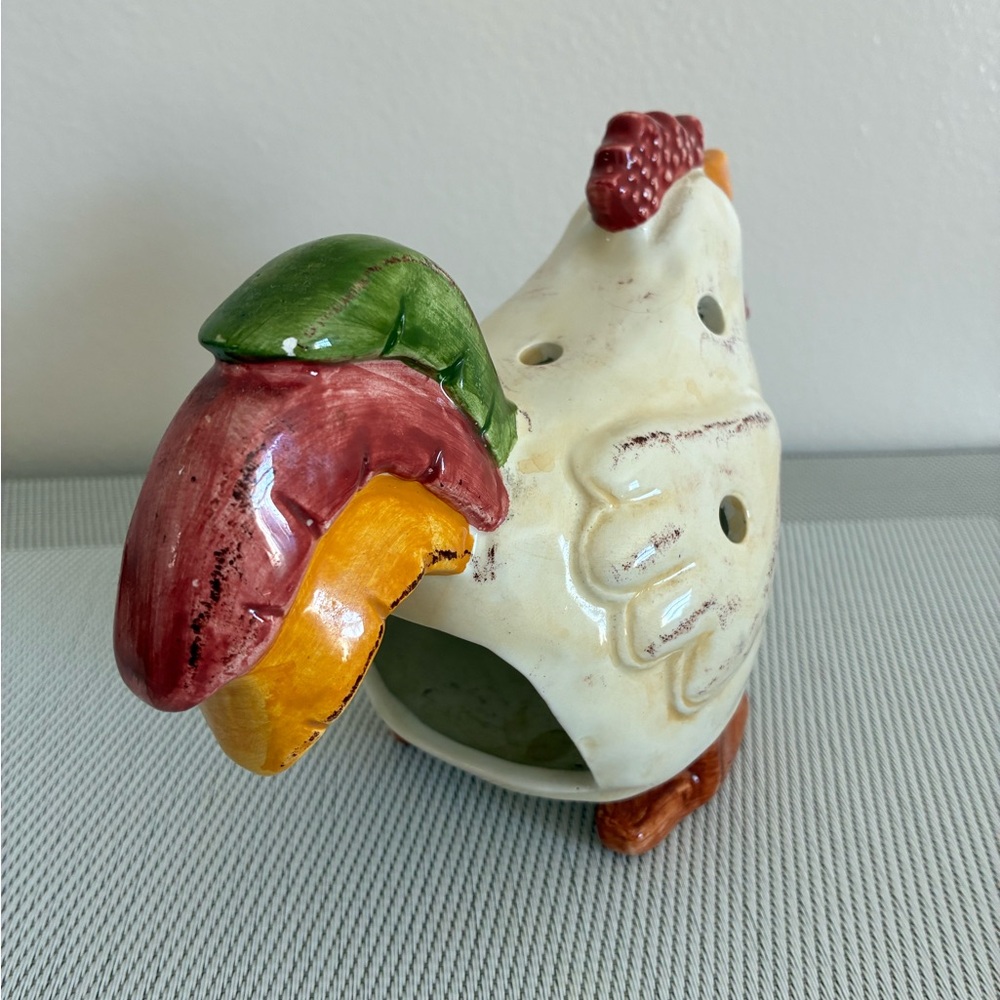 vintage ceramic chicken tealight or potpourri holder. - Picture 4 of 4